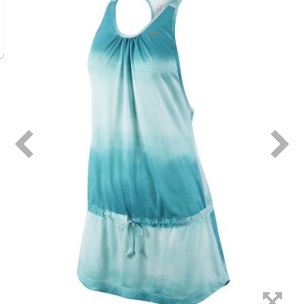 Nike Dry Fit Knit Running Dress Skirt Tie Dye M